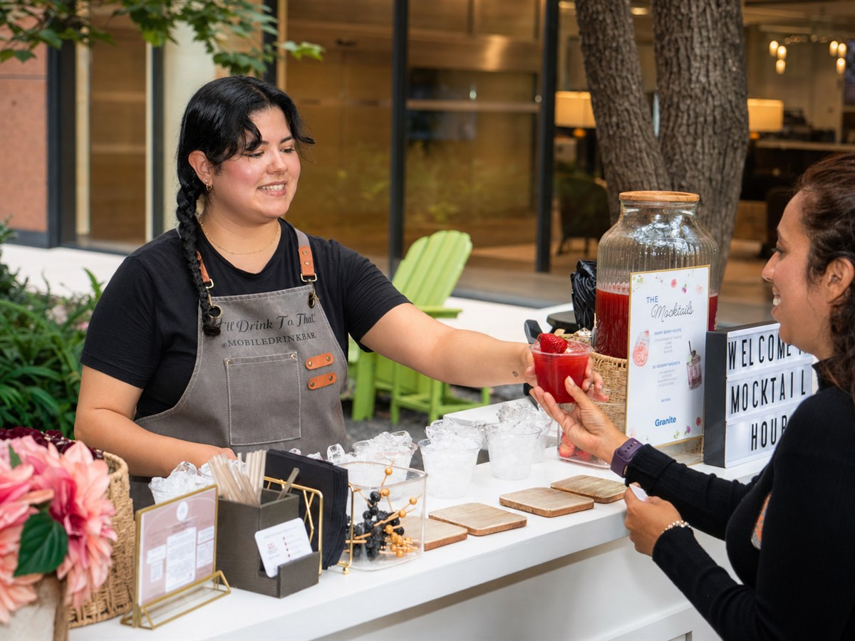 Corporate event bartending in Houston