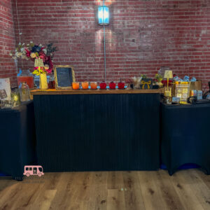 Black Bar with Tables