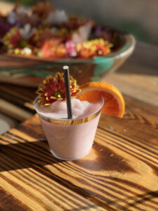 Blood Orange Coconut Sour Mocktail