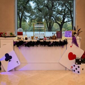 Casino Themed Event- mobile bar in Houston - bar -setup- decor (3)