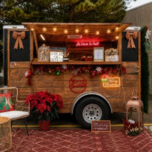 Christmas Trailer Bar - Square