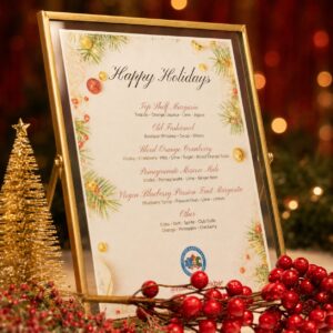 Christmas menu