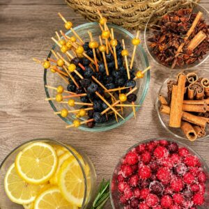 Holiday Garnish Station - Square