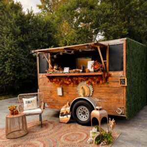 Mobile Trailer bar -thanksgiving