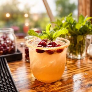 cranberry moscow mule holiday