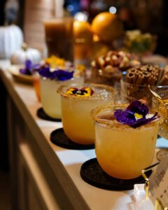 fall-cocktails-edible-flowers-mobile-bar-houston