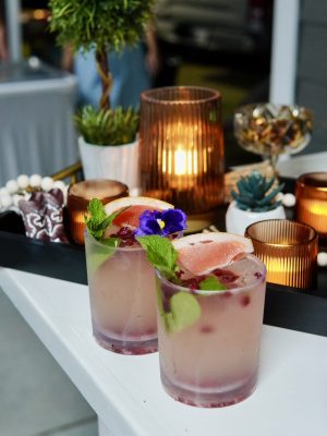 Blushing Agave – Tequila Blanco & Grapefruit Cocktail | I’ll Drink To That! Mobile Bar Houston Blushing Agave cocktail made with tequila blanco, grapefruit juice, lime, agave syrup, mint, and ginger beer — a refreshing handcrafted drink served by I’ll Drink To That! Mobile Bar in Houston.